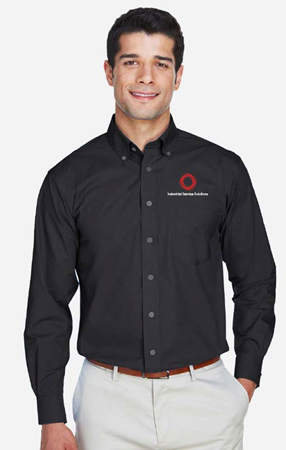 Devon & Jones Men's Broadcloth Woven Dress Shirt